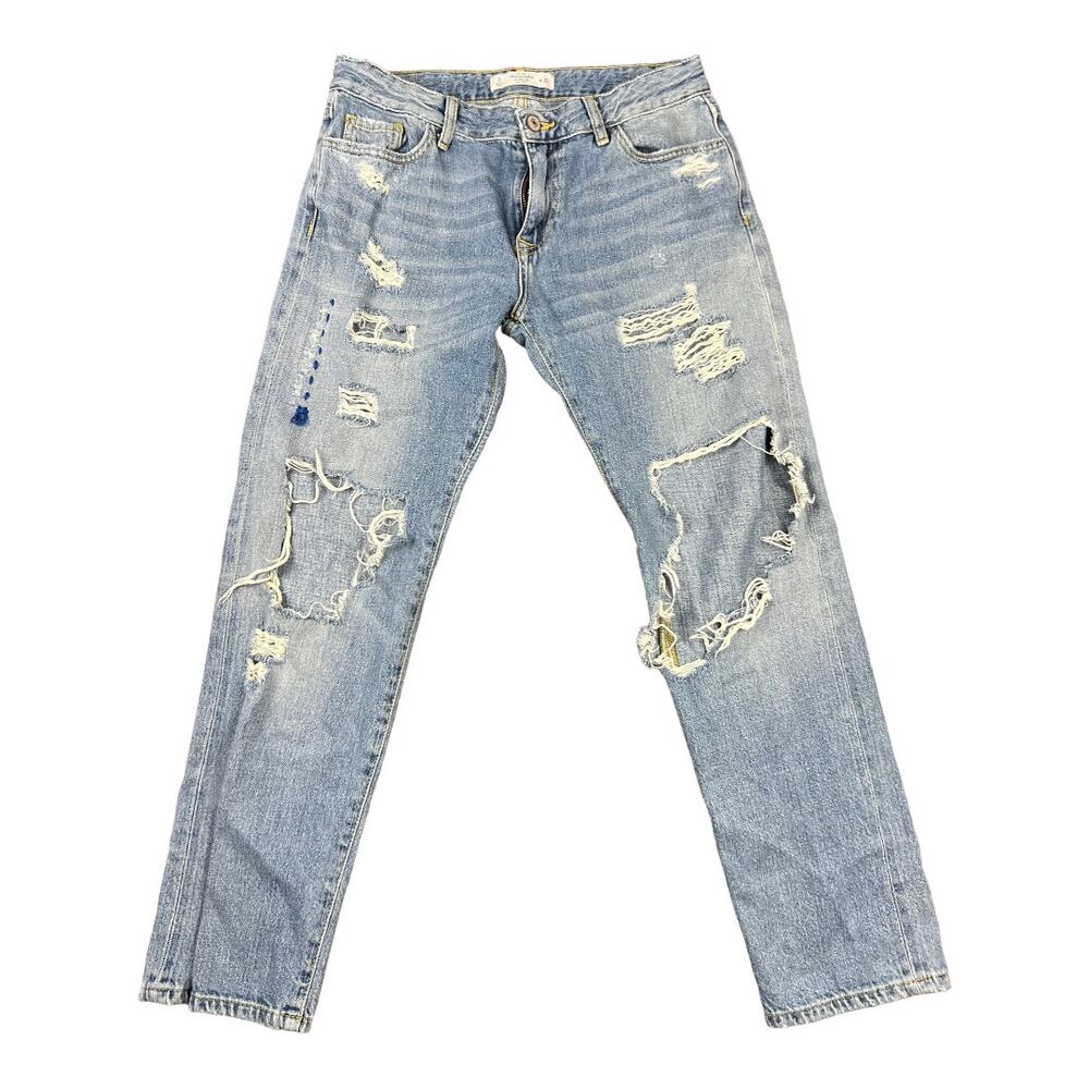 Abercrombie & Fitch Jeans sz 0 25 Holey Distressed Grunge